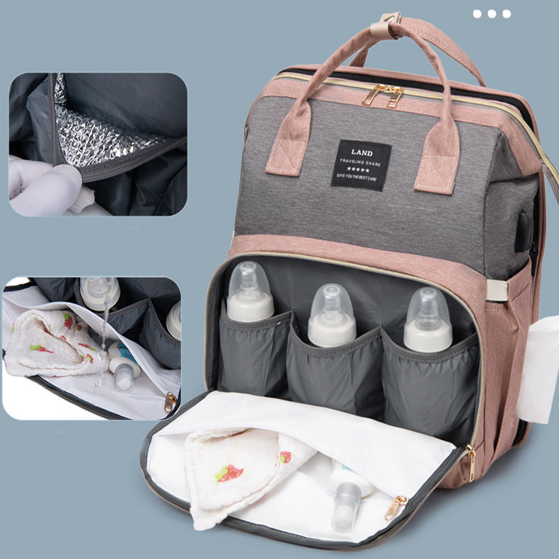 Baby backbag-The Only Bag Moms Need On-The-Go