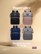 Baby backbag-The Only Bag Moms Need On-The-Go