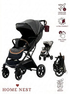Ultra-Light Travel Baby Stroller (0–4 Years) – Foldable & Cabin-Friendly