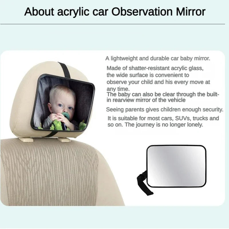 Adjustable Car Seat Mirror for Observe Baby Children Kids