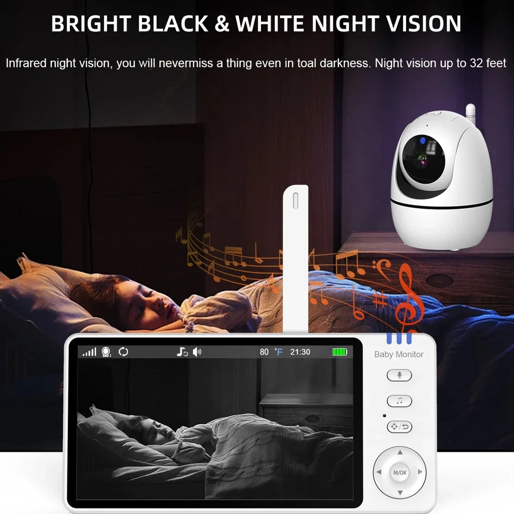 Baby Monitor With Camera-Stay close to your little one