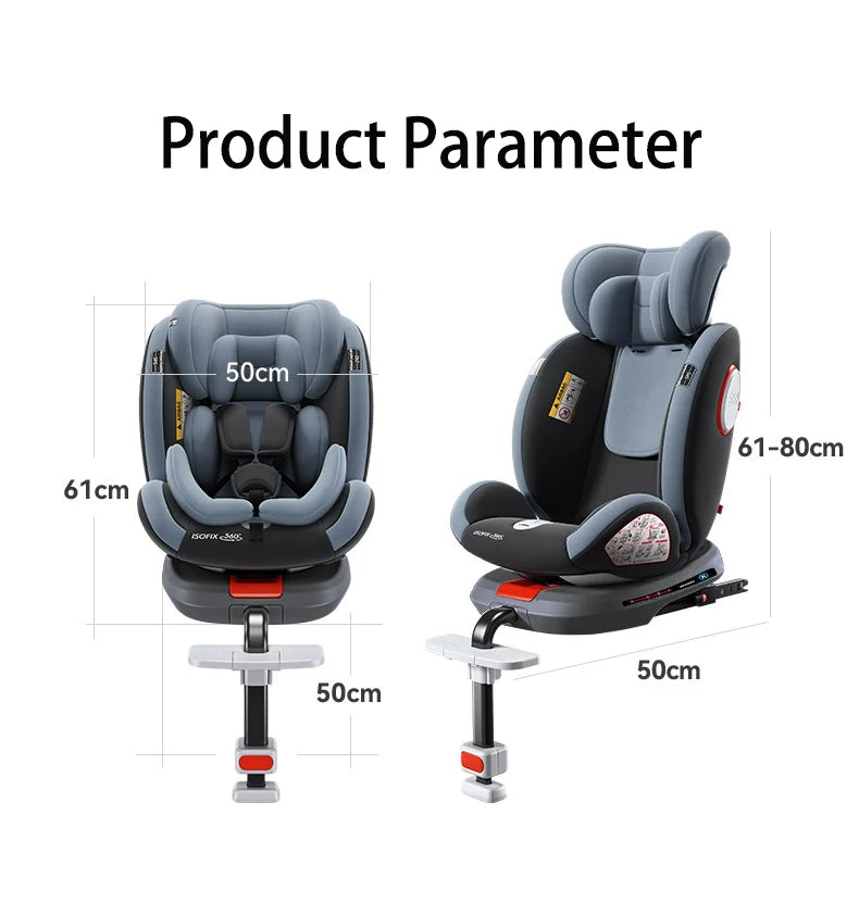 baby safety seats  from 0-12 years