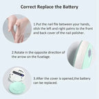 Elektrisk nagelfil för bebisar