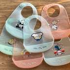 Adorable Waterproof Silicone Baby Bibs 🐻