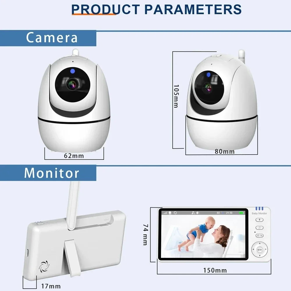Baby Monitor With Camera-Stay close to your little one