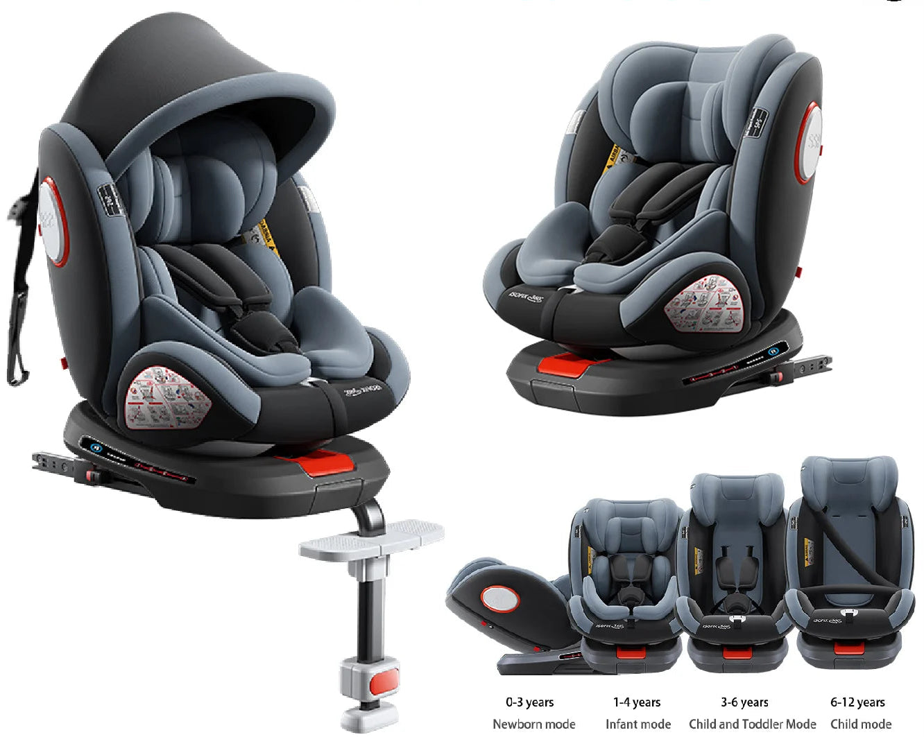 baby safety seats  from 0-12 years