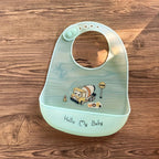 Adorable Waterproof Silicone Baby Bibs 🐻