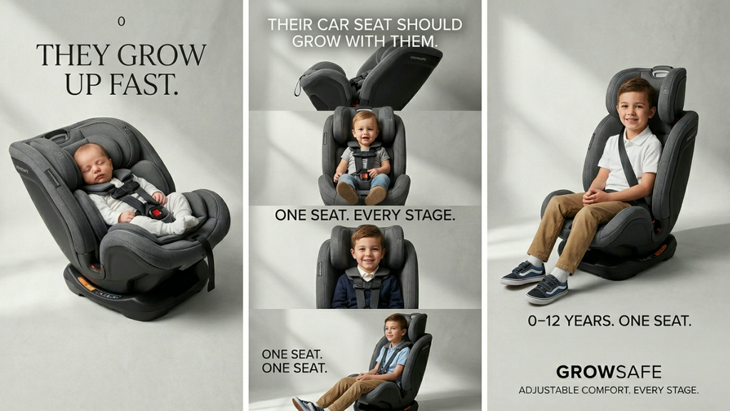 Growsafe™-One Seat That Grows With Your Child